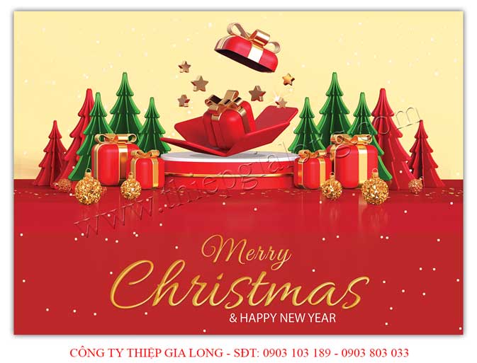 Thiệp Chúc Mừng Giáng Sinh Tiếng Anh GL-3046