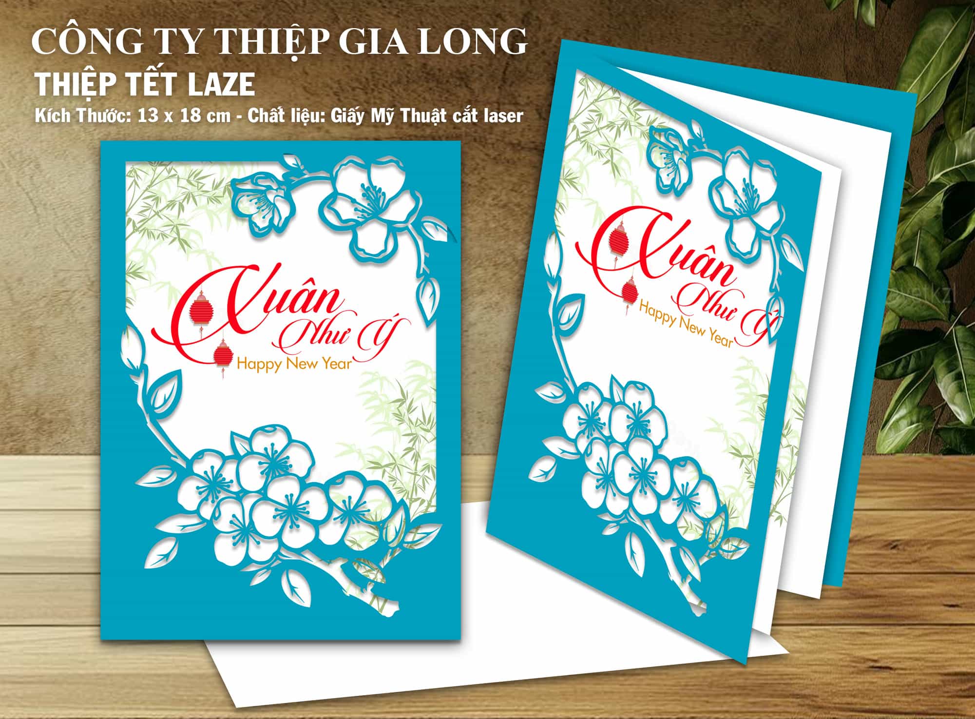 Thiệp chúc mừng năm mới 2026 GL-3583