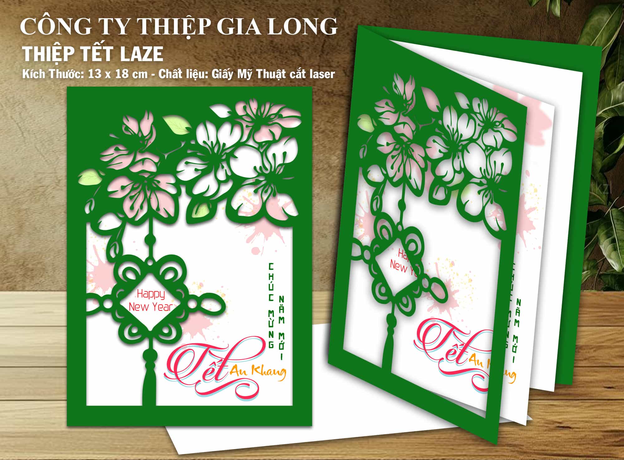 Thiệp chúc mừng năm mới 2026 GL-3584