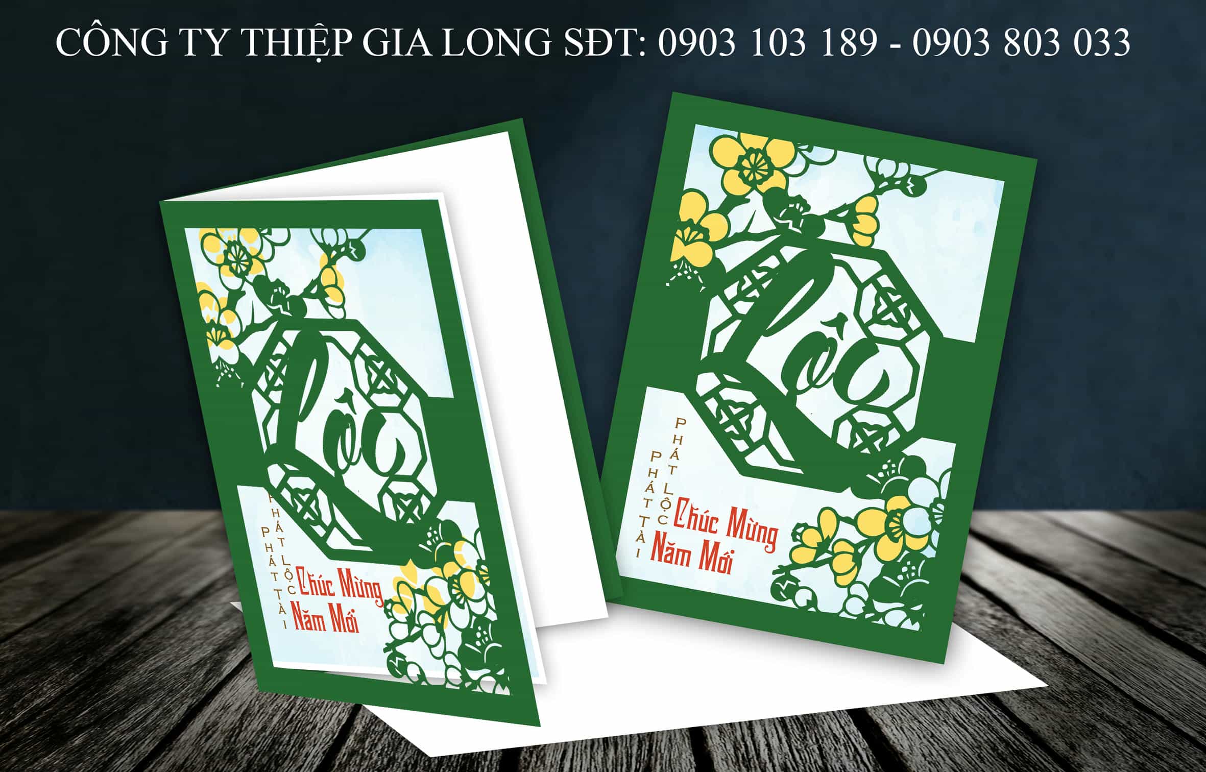 Thiệp chúc mừng năm mới 2026 GL-3585
