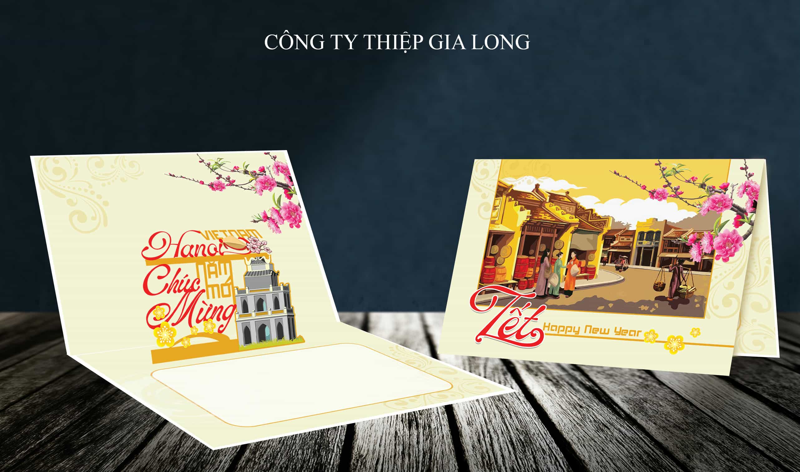 Thiệp chúc mừng năm mới Bính Ngọ 2026 GL-3607