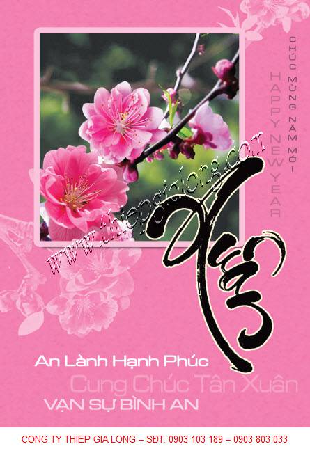 Thiệp chúc mừng năm mới GL-2619