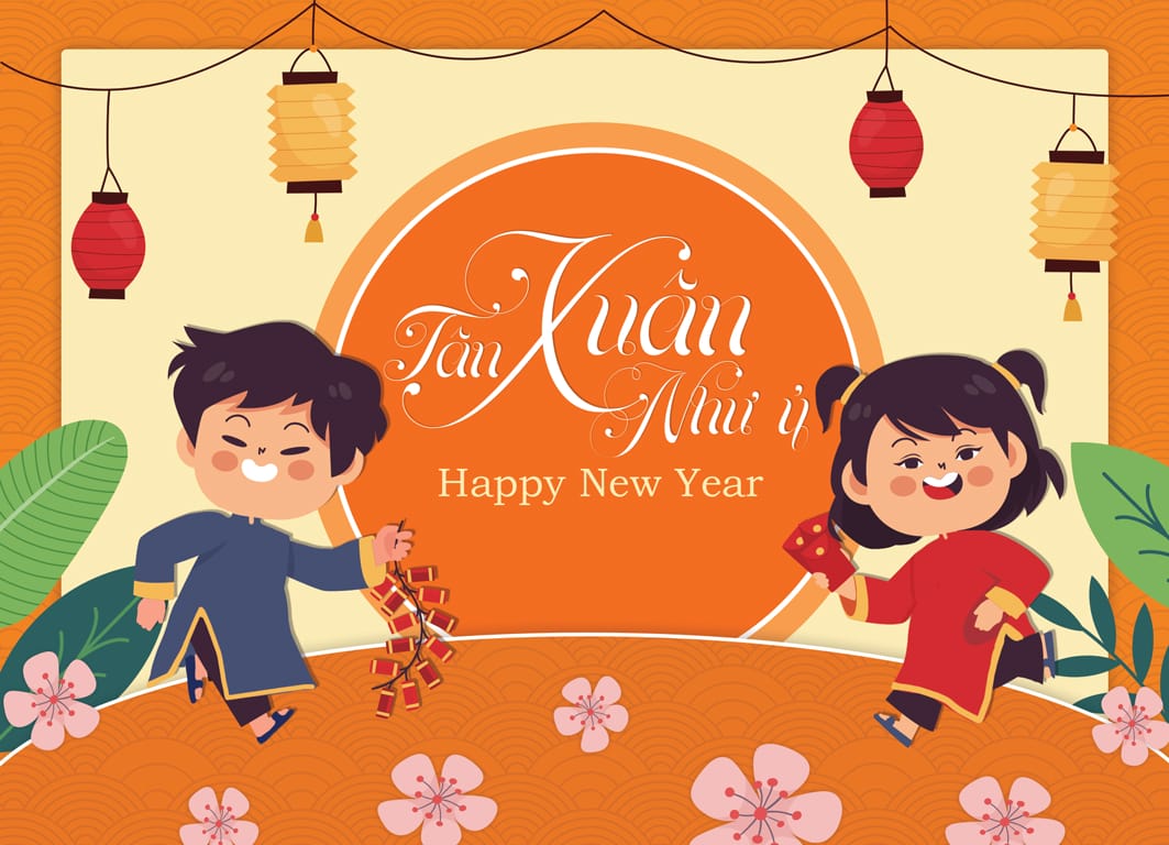 Thiệp chúc mừng năm mới GL-3442