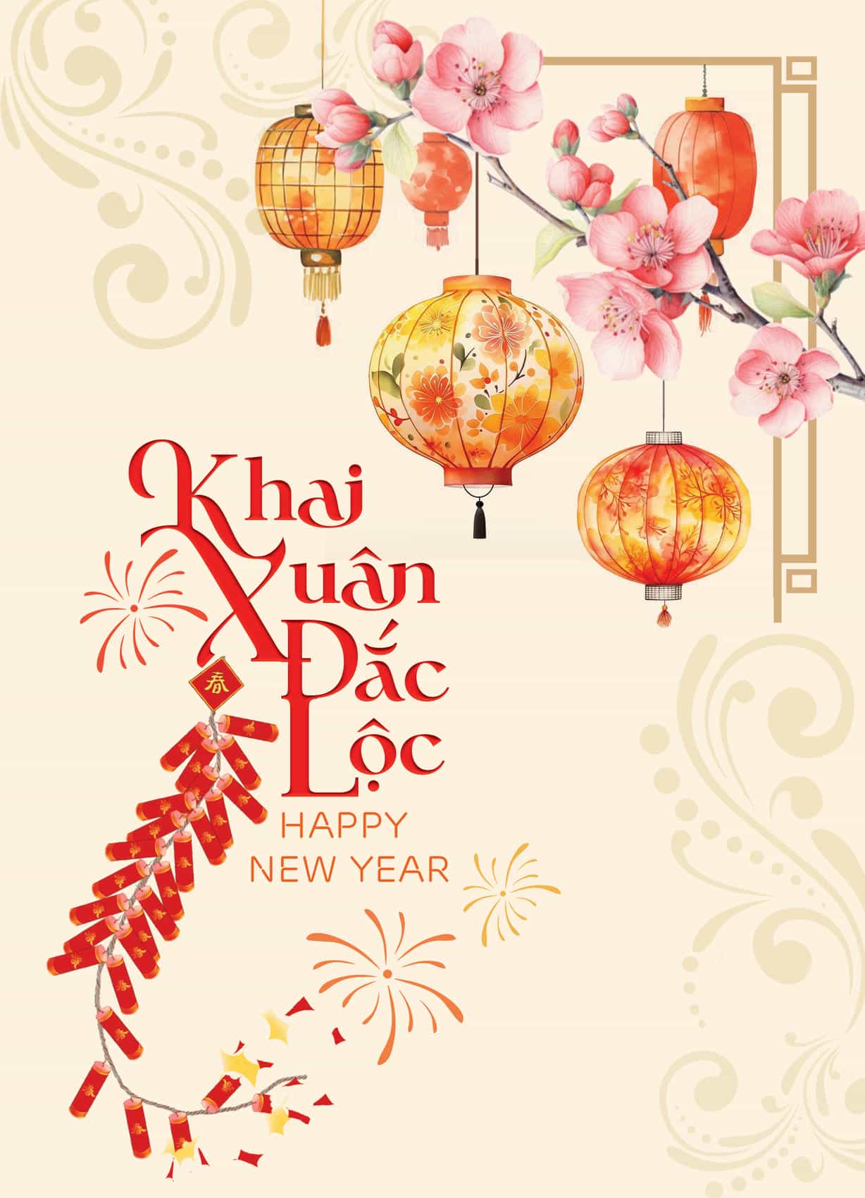 Thiệp chúc mừng năm mới GL-3561