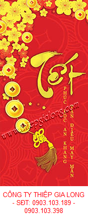 Thiệp chúc mừng năm mới sang trọng GL-2222