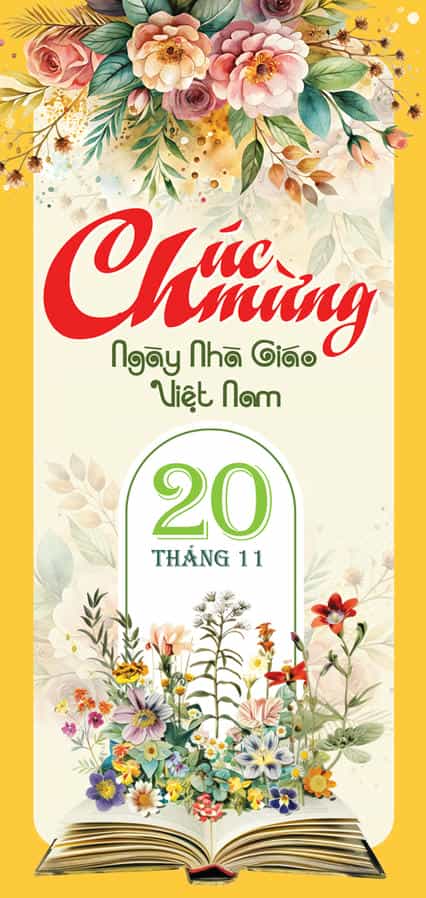 Thiệp chúc mừng ngày 20/11 CA-1028