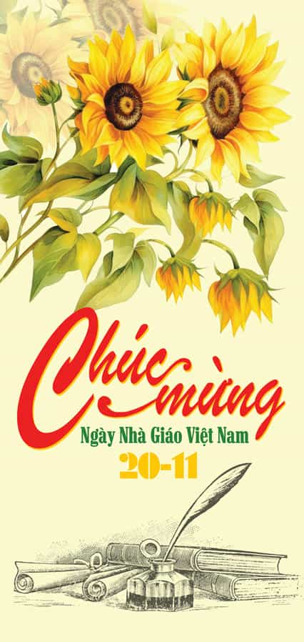 Thiệp chúc mừng ngày 20/11 CA-1030