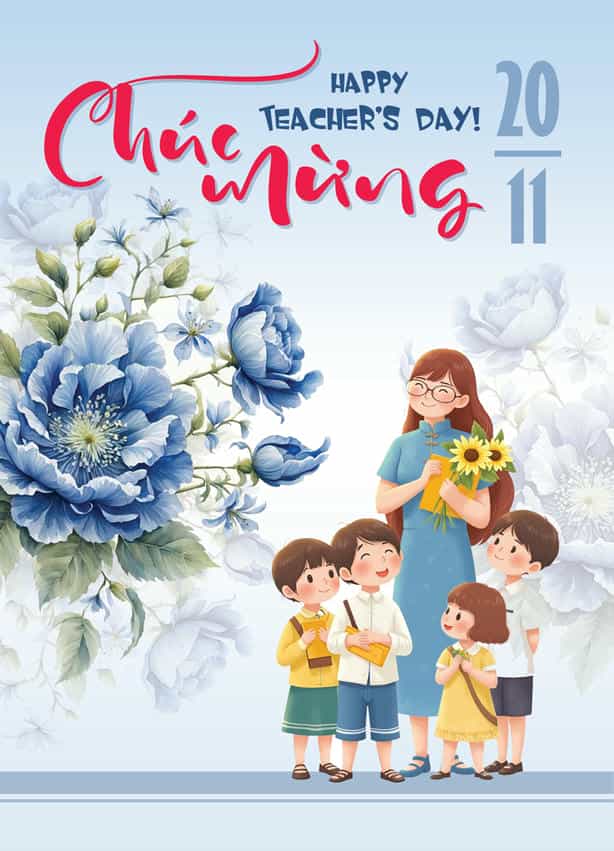 Thiệp chúc mừng ngày 20/11 CA-1046