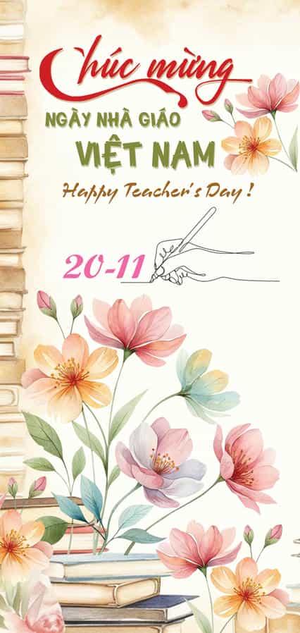 Thiệp chúc mừng ngày 20 tháng 11 CA-1037