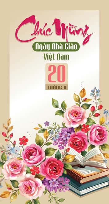 Thiệp chúc mừng ngày nhà giáo Việt Nam 20 11 CA-1107