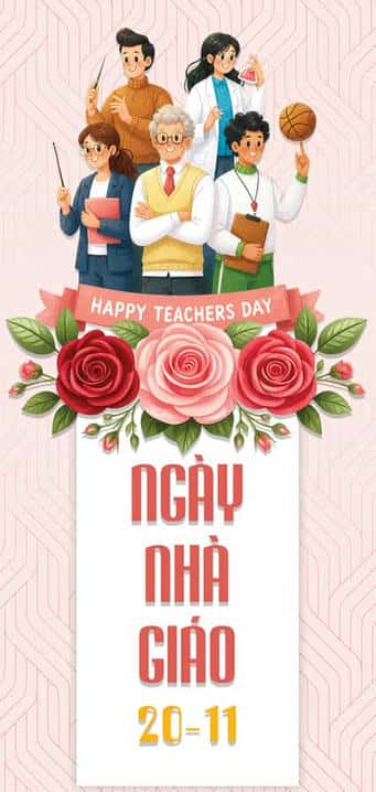 Thiệp chúc mừng thầy cô 20/11 CA-1088