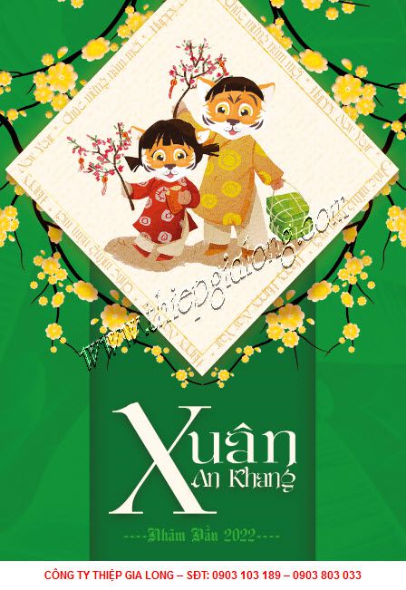 Thiệp chúc tết 2022 GL-2827
