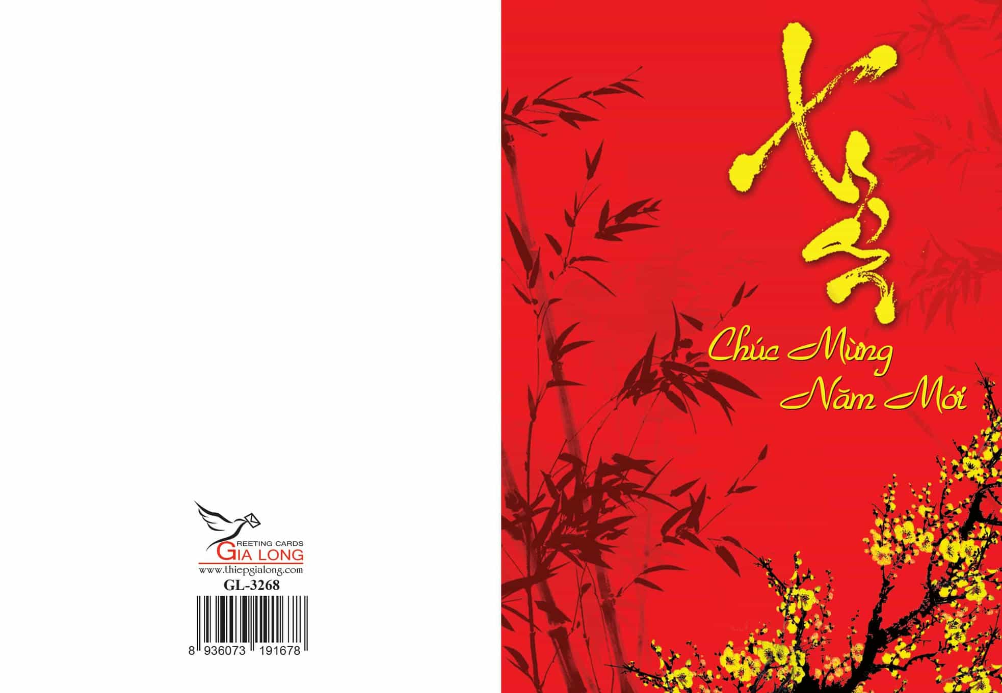 Thiệp chúc Tết 2026 GL-3268