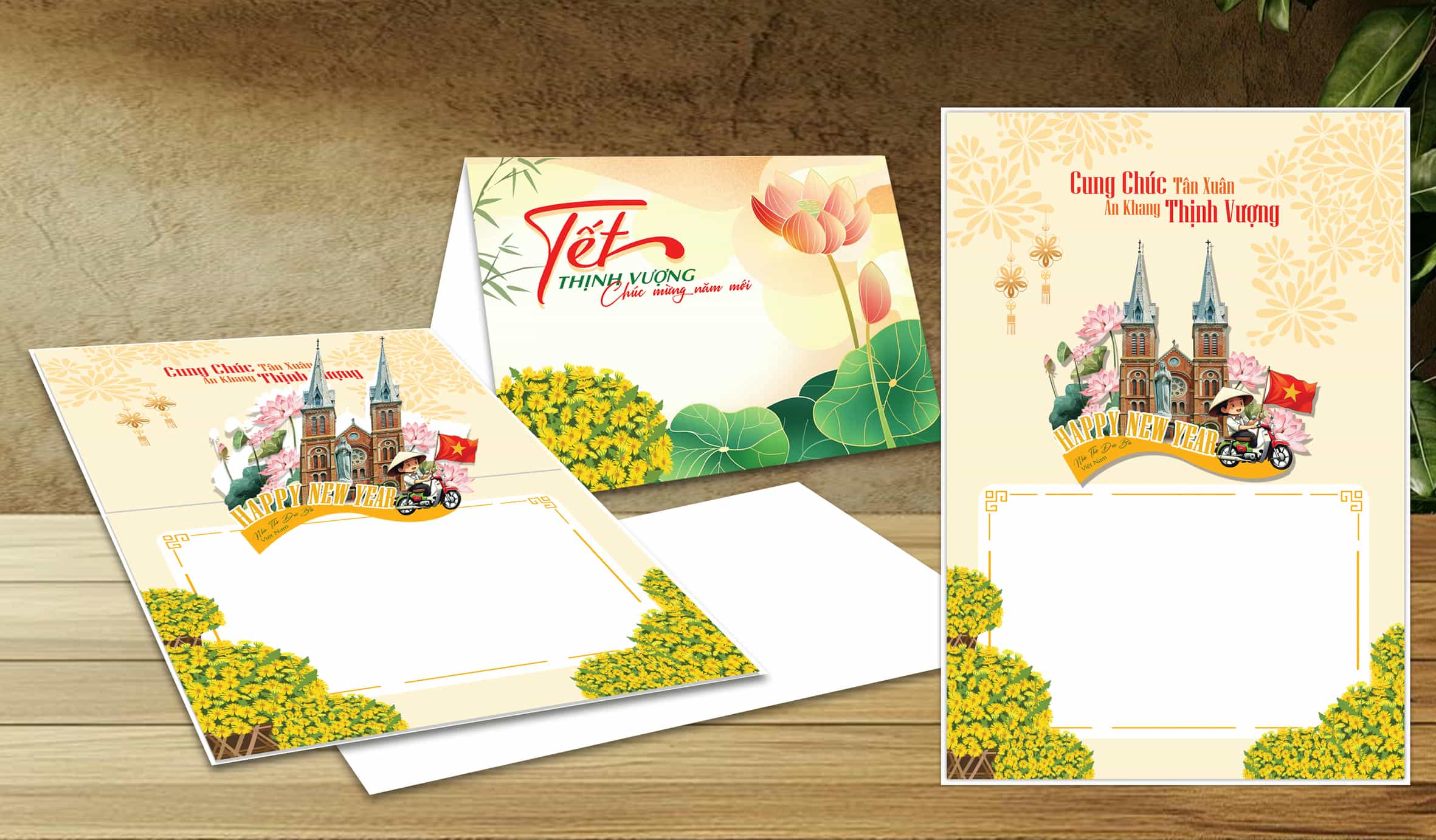 Thiệp chúc Tết Bính Ngọ 2026 GL-3602