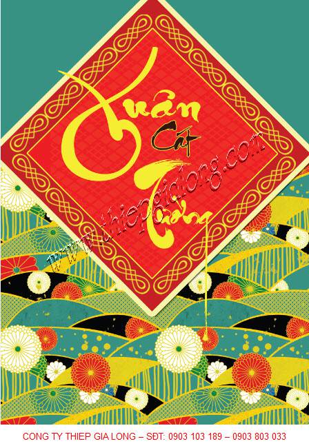 Thiệp chúc tết GL-2629