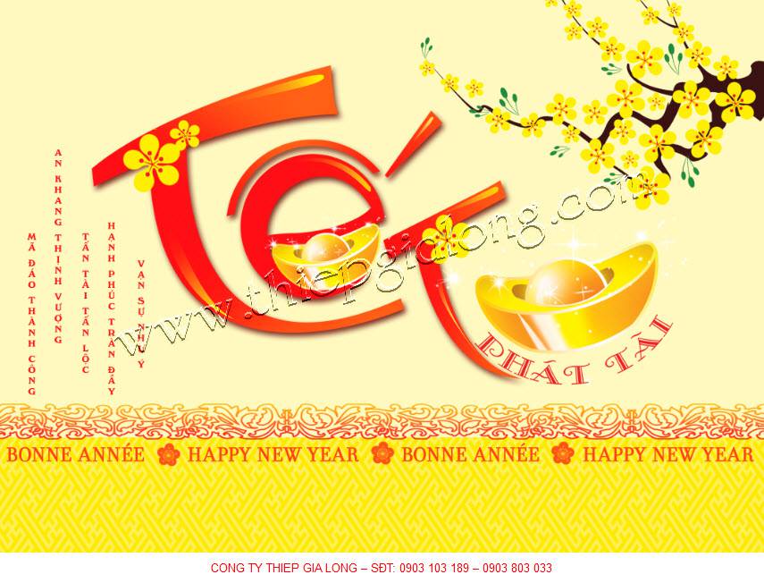 Thiệp chúc tết GL-2630