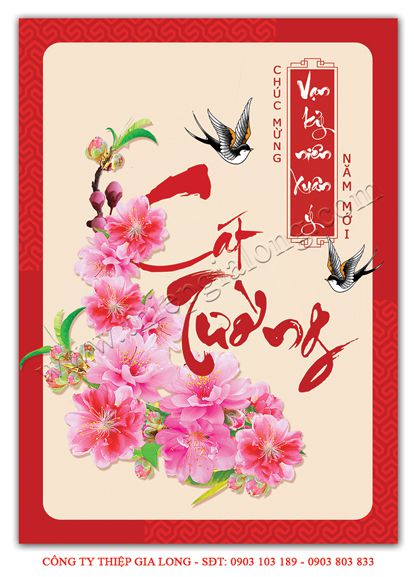 Thiệp chúc tết GL-3281