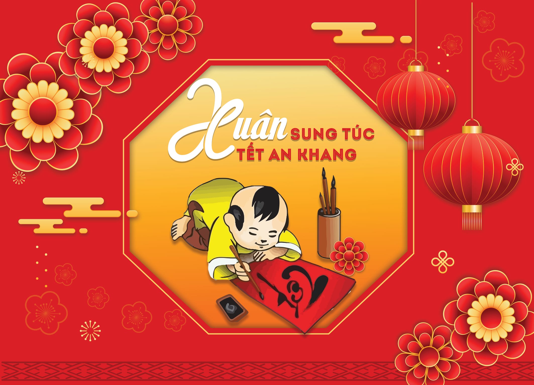 Thiệp chúc Tết GL-3434