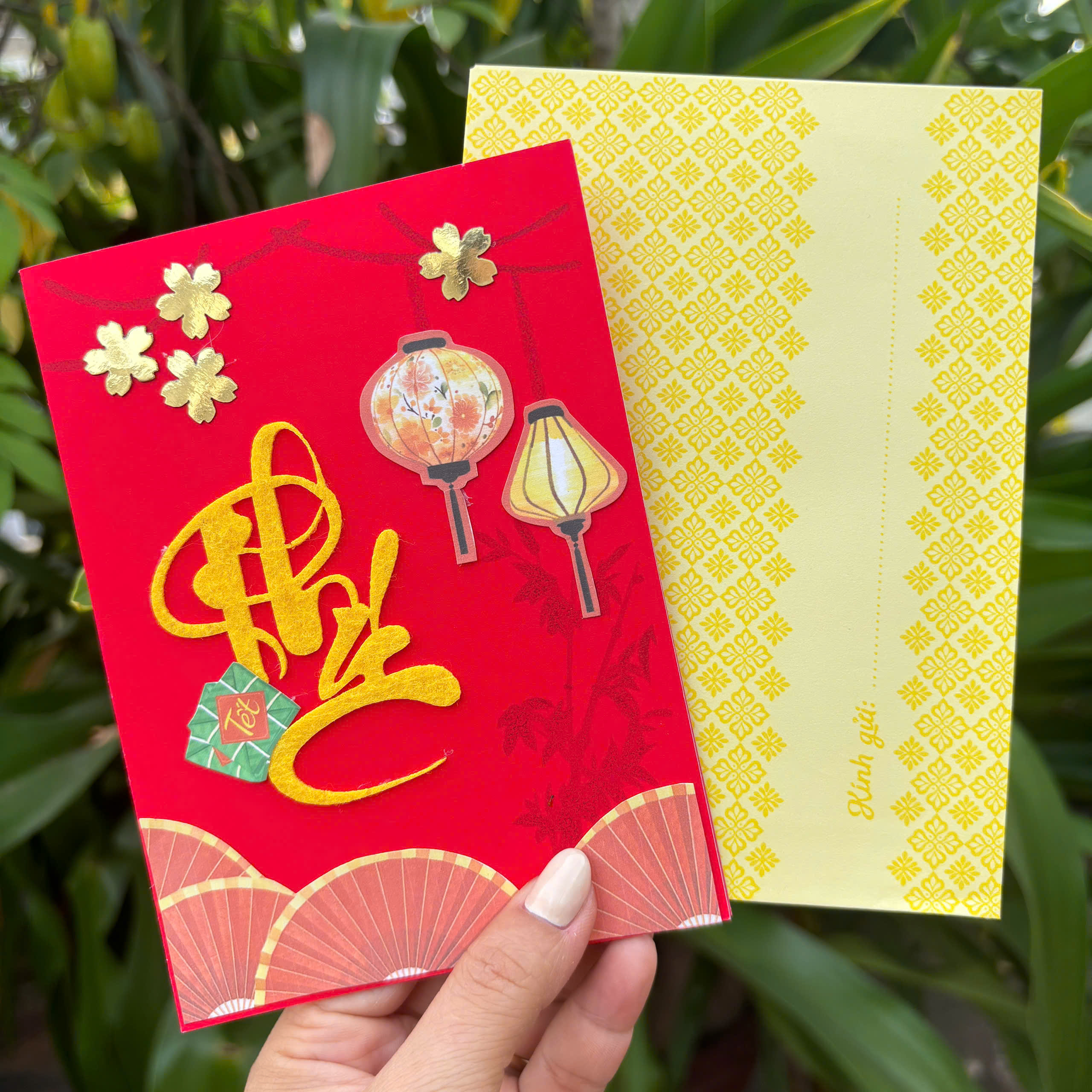 Thiệp chúc tết handmade HKT-13