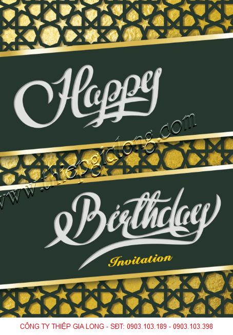 Thiệp mời sinh nhật cho tuổi trung niên TMSN-05