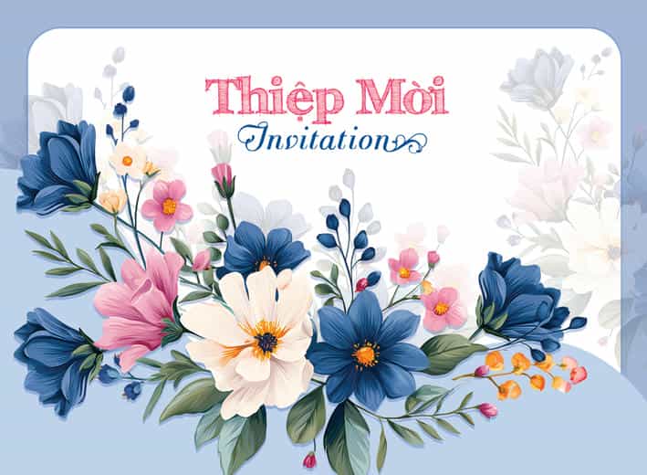 Thiệp mời sinh nhật đẹp GL-3507