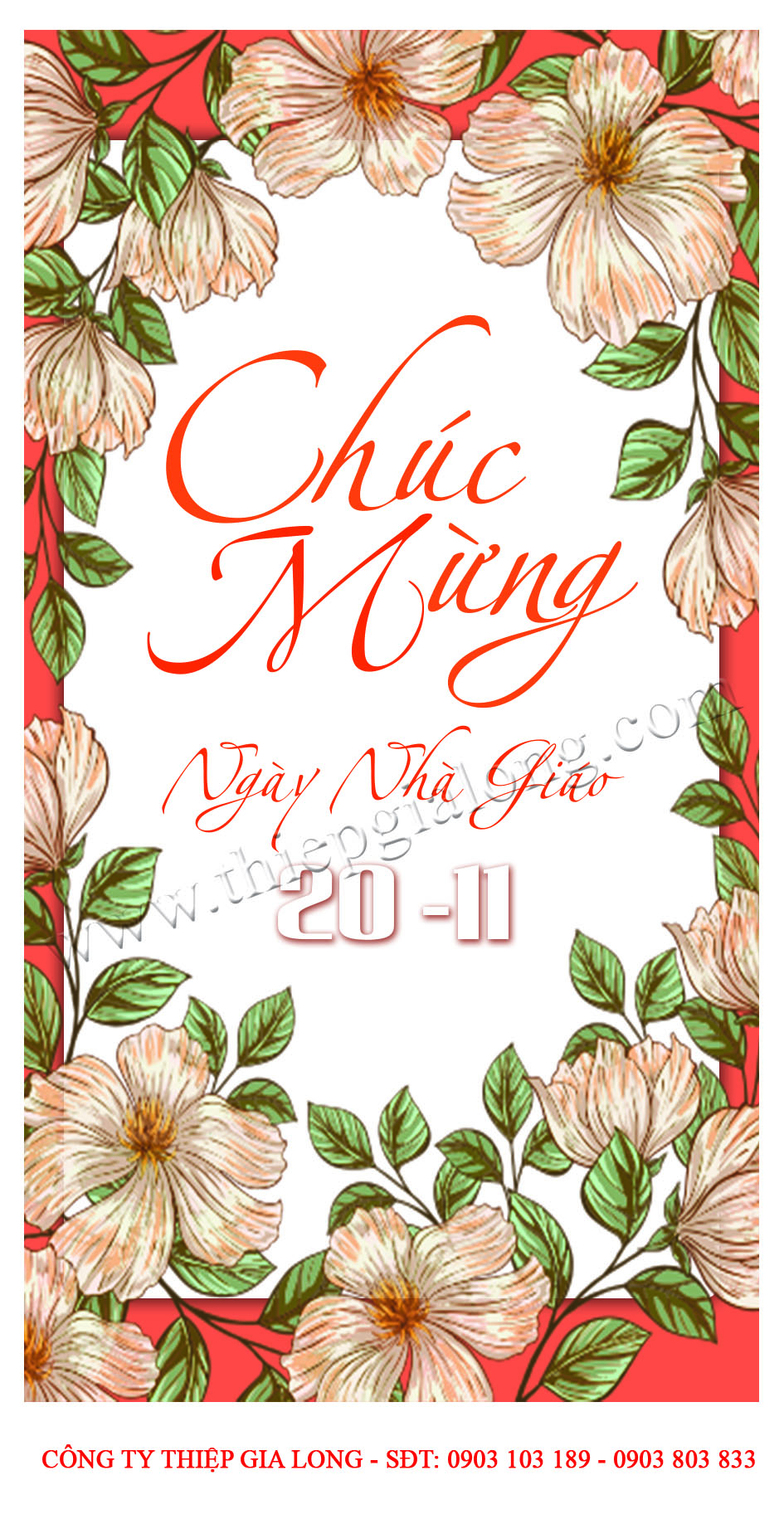 thiệp ngày nhà giáo việt nam CA-830