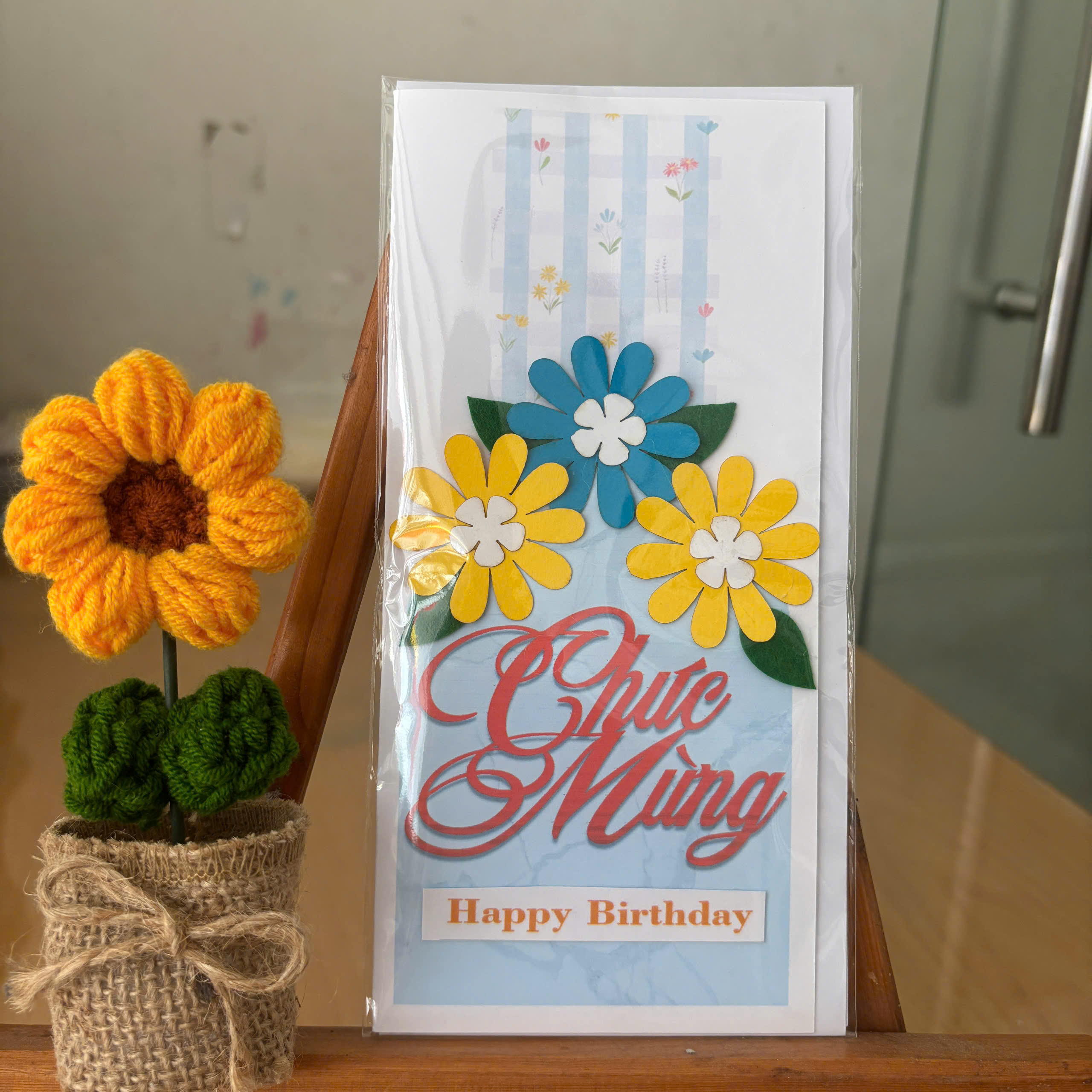 Thiệp sinh nhật handmade đẹp GL-02