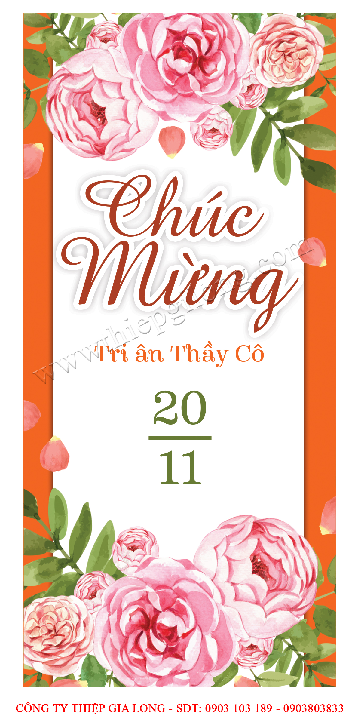 Thiệp tặng cô giáo CA-812