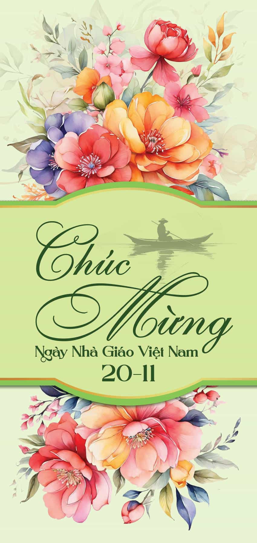 Thiệp tri ân thầy cô đẹp GL-3488