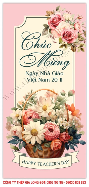 Thiệp tri ân thầy cô GL-3378