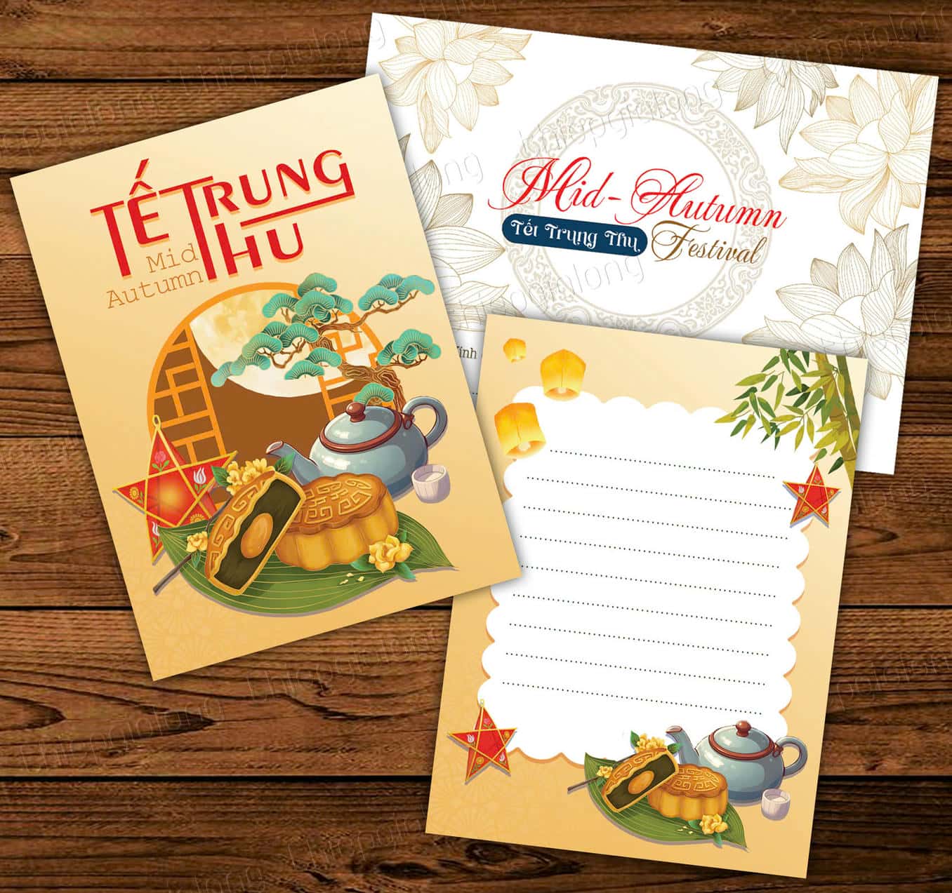 Thiệp trung thu sang trọng TTT-39