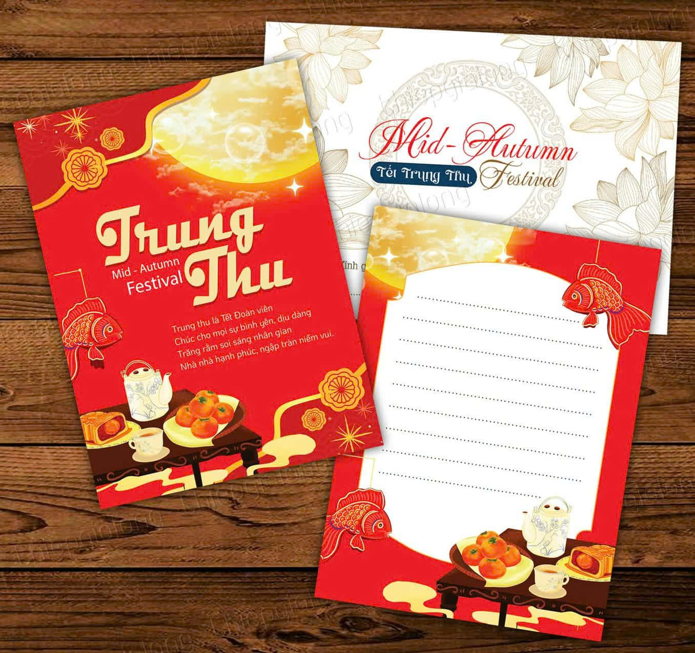 Thiệp trung Thu sang trọng TTT-40