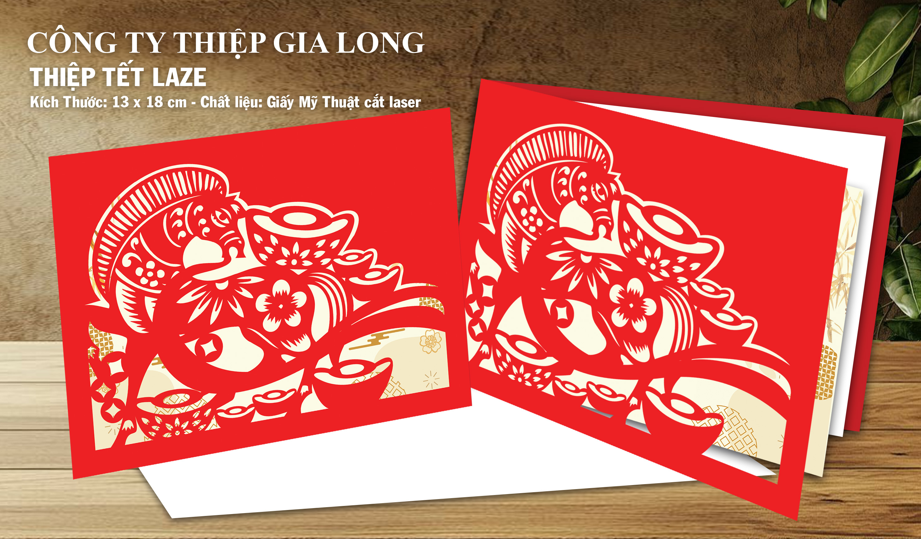 Thiệp Xuân Bính Ngọ 2026 GL-3578