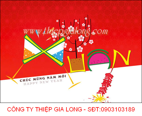 Thiệp xuân cao cấp GL-790