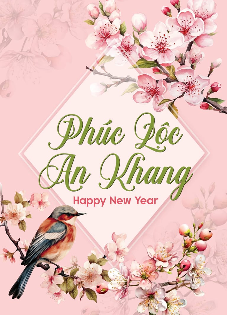 Thiệp xuân GL-3454